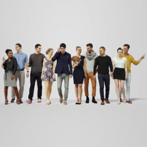 Gobotree 3D Casual People